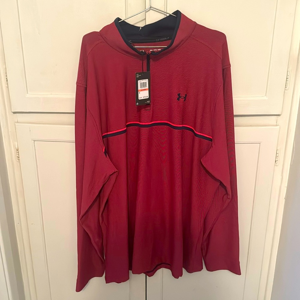 Men’s under armour golf sweater 1/4 zip up men’s 3XL